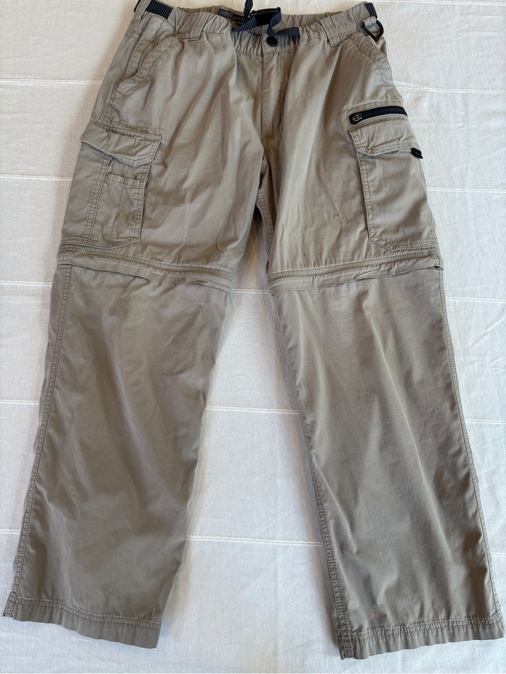 B.C. Clothing Convertible Cargo Pants | Men’s M x 30 | Khaki